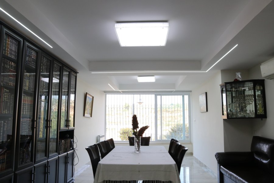 עמודים וקורות רבים בדירה, אך הם אינם נראים....jpg