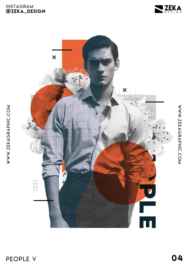 People Poster Design Series, Poster Art and Graphic Design Project by Zeka Design.png