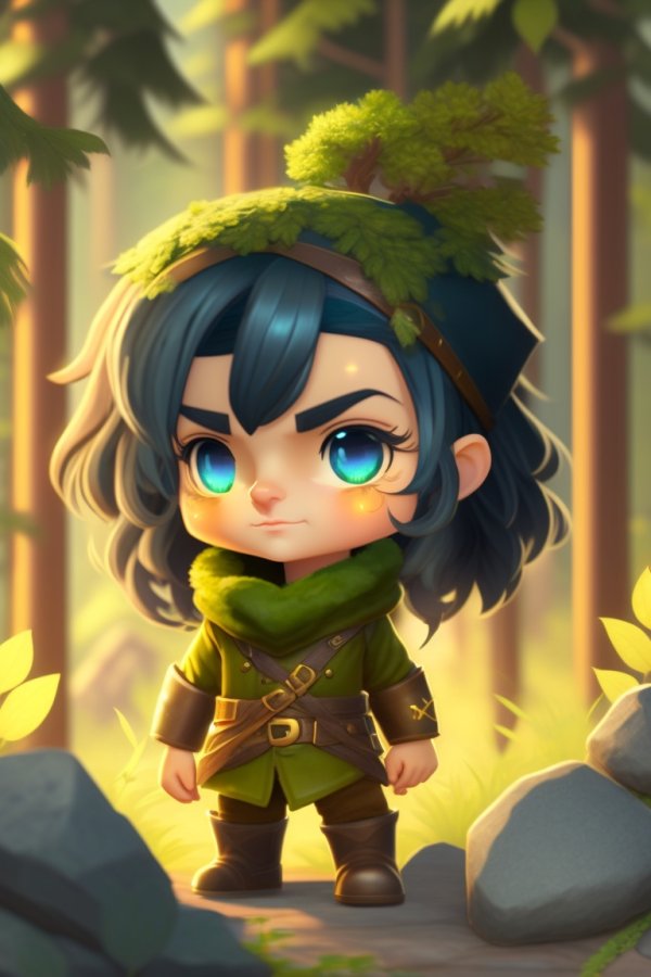 A forest guy named Mahalalel with a round face wit.jpg
