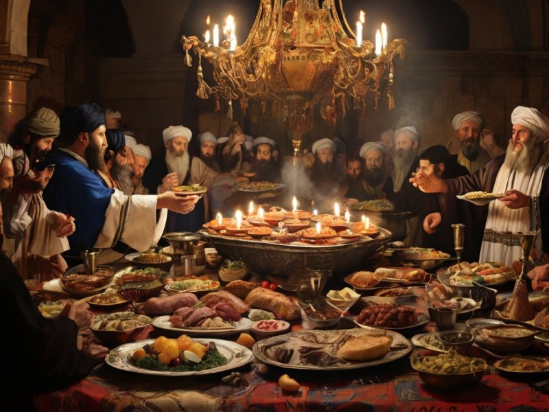 Leonardo_Diffusion_XL_Jewish_feast_like_the_Kings_hand_0.jpg