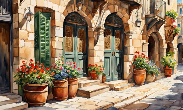 watercolor-painting-of-a-street-viewed-from-the-side-jerusalem-stone-clad-buildings-storefron...jpeg