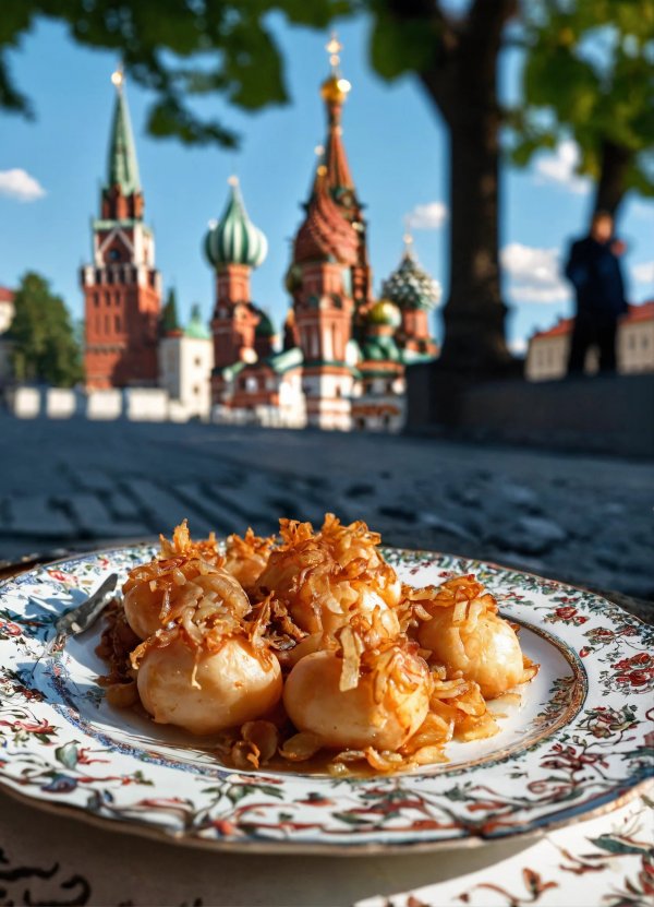 Verniki with fried onions on a Polish-style plate .jpg