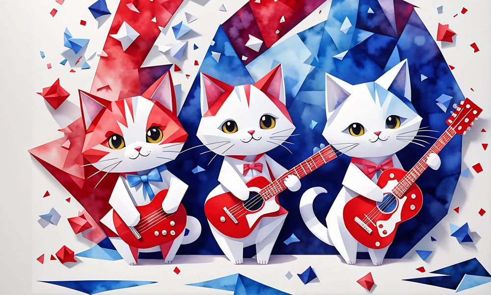 2-cute-cats-play-guitar--red-blue-white-origami-style-watercolor-mysterious-sticker-2d-cute.jpeg