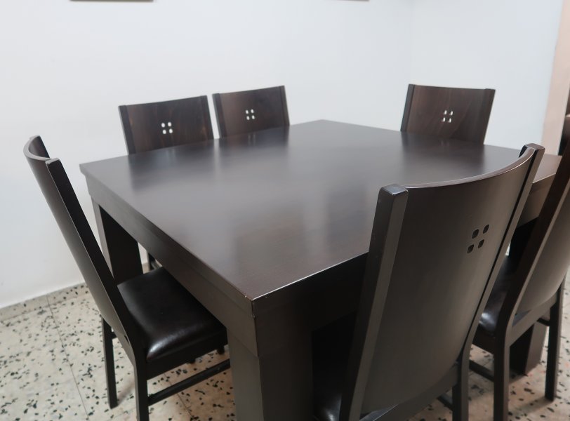 שולחן+6 כיסאות