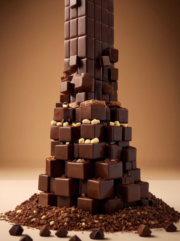 Default_A_tall_tower_made_of_chocolate_cubes_and_lots_of_choco_0.jpg