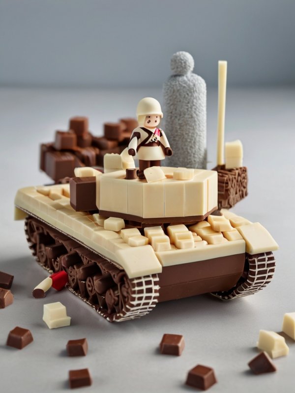 Default_A_tank_made_of_cubes_of_white_and_brown_chocolate_shoo_1.jpg