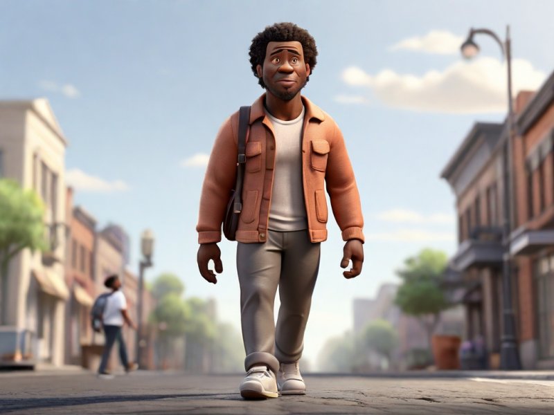Default_African_American_walking_down_the_street3D_style_Pixar_0.jpg