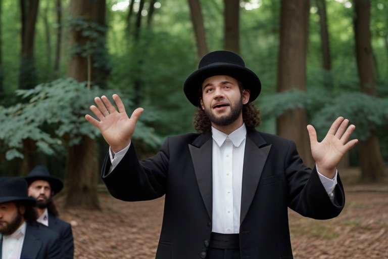 Default_A_young_Hasidic_Jew_in_Breslav_with_wigs_in_a_forest_w_0.jpg