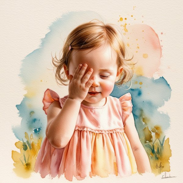 Default_Vibrant_watercolor_drawing_of_a_2yearold_girl_lost_in_0.jpg