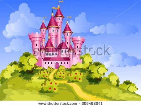 stock-vector-vector-tale-princess-pink-castle-on-green-hill-309498041.jpg