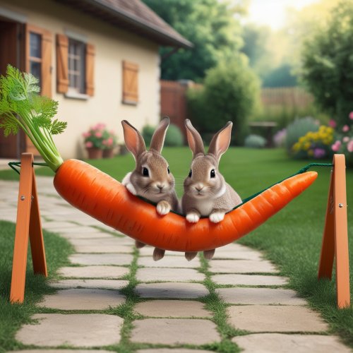 Default_A_realistic_picture_of_2_cute_rabbits_sitting_in_a_yar_1.jpg