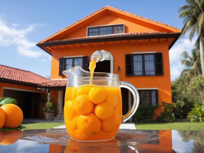 Default_A_house_made_of_oranges_with_a_faucet_in_front_of_the_1.jpg