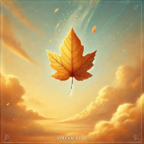 DALL·E 2024-09-21 23.16.07 - A cover design for the song 'A Small Leaf' by Avraham Fried. The ...jpg