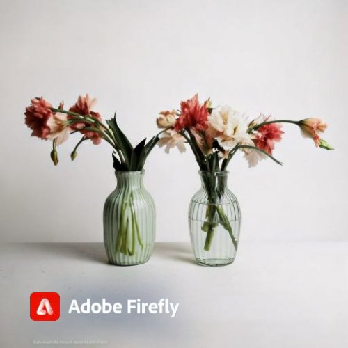 Firefly a realistic bouquet of flowers, the referenced photo should be the vase, bright photo ...jpg