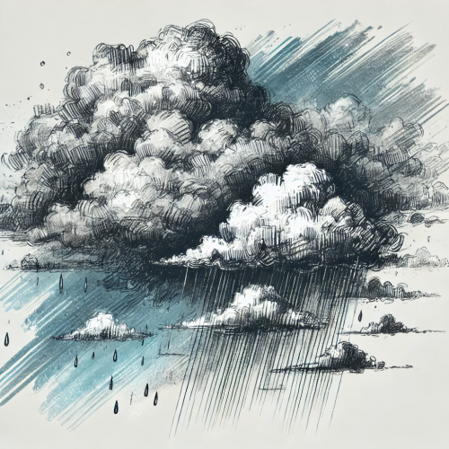 DALL·E 2024-11-08 03.36.14 - A sketch-style line drawing in charcoal of a sky with clouds and ...png