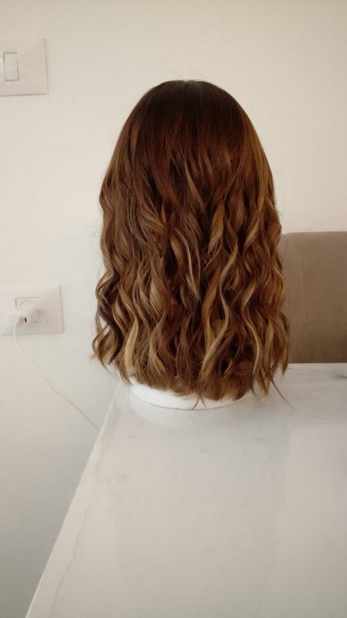 פאה עם פוני בובה, שיער רך ואיכותי מאוד, ייבוש טבעי