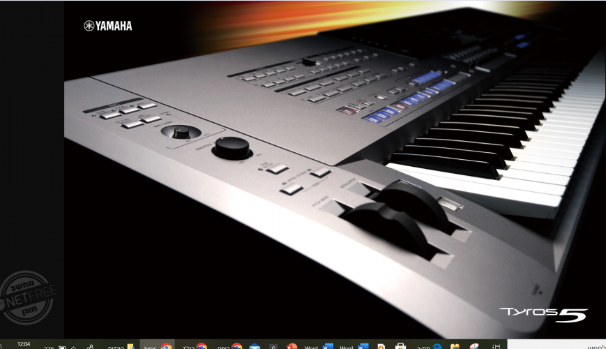 אורגן טיירוס 5 של יאמהה כחדש ממש!