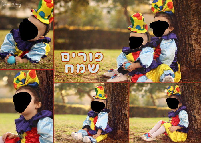 תחפושת ליצן וליצנית סט מושלם להשכרה