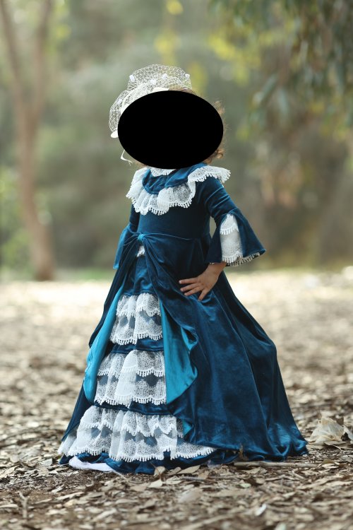 תחפושת נסיך ונסיכה בצבע טורקיז למכירה נקנה מסופר שיין