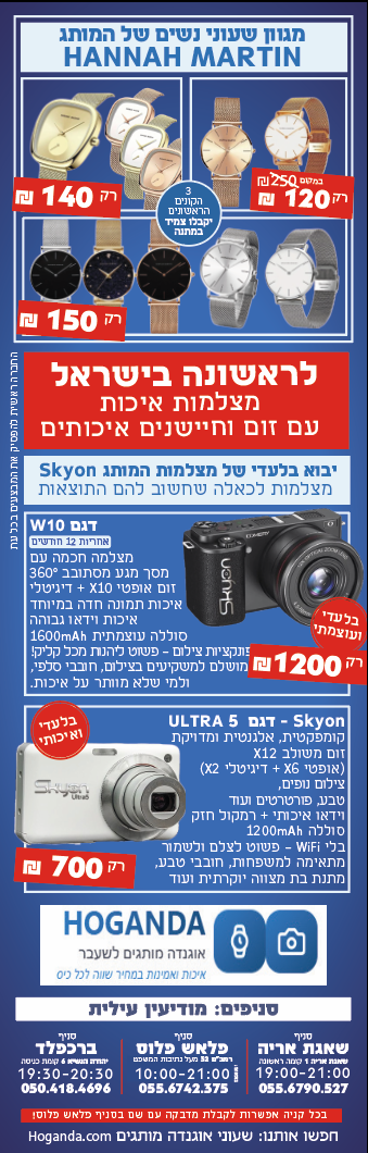 המצלמות היחידות בארץ !!