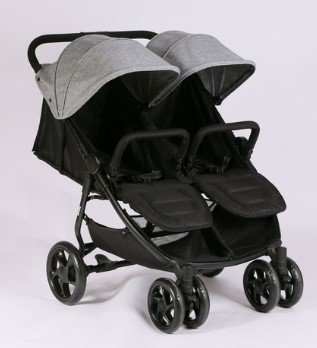 עגלת תאומים חדשה למכירה