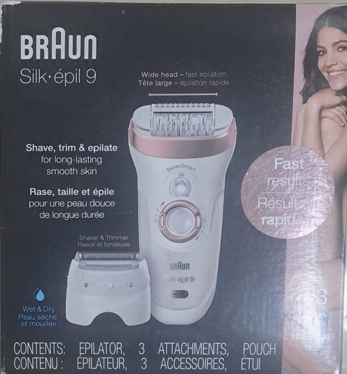 למכירה מכשיר גילוח בראון, Braun Silk epil 9-720