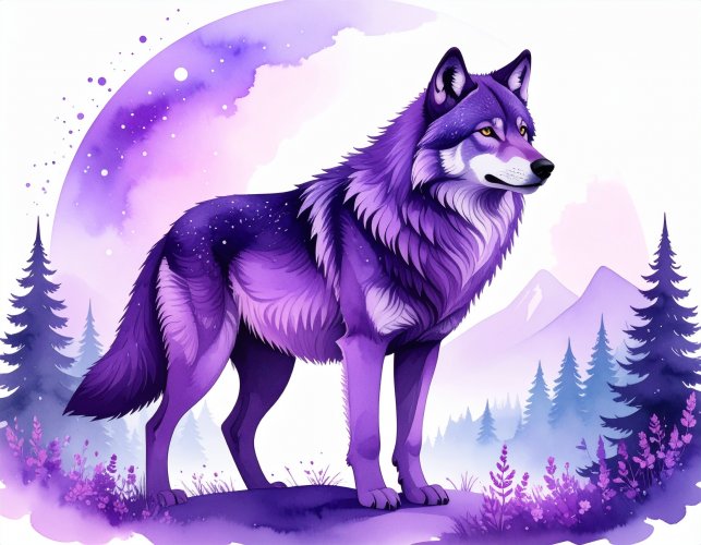 Firefly_A big wolf with a purple cozy fur 914724.jpg