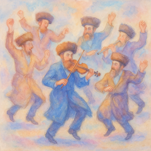 A_watercolor_painting_on_paper_depicts_six_Hasidic.png