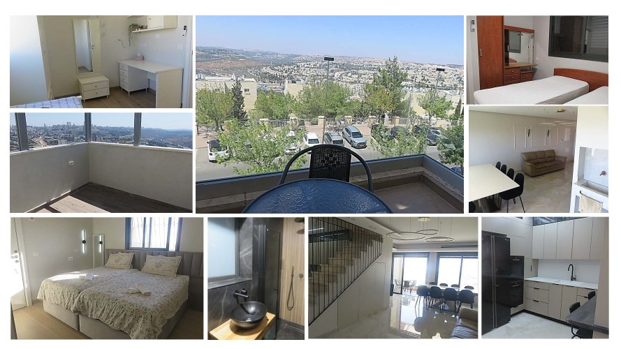 מבצע דקה 90!! דירת דופלקס מפוארת וחדשה עם נוף פנורמי מהגג של ירושלים!!