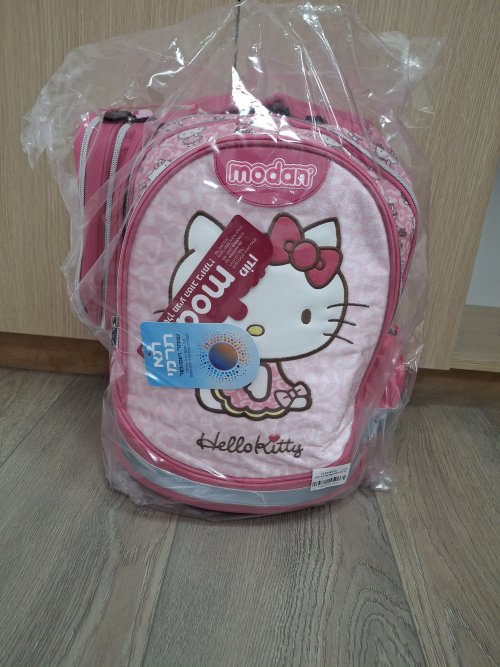 ילקוט אורטופדי+קלמר הלו קיטי (מודן)