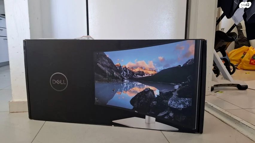 מסך 34 אינצ' Dell ultra sharp חדש באריזה