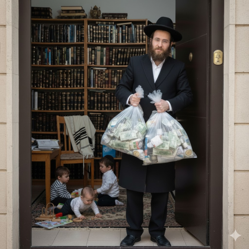 למה דווקא הציבור החרדי זורק הרבה יותר כסף לפח???
