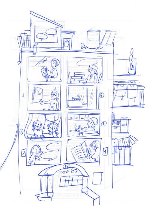 חיי עולם 2 -             סקיצה ראשונה            Sara Froylich.png