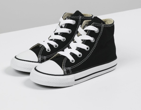 סניקרס CONVERSE גבוהות שחורות מידה 21