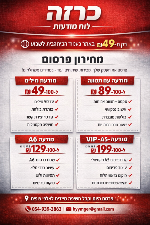 גרפיקה לוגו אנימציות תליית מודעות