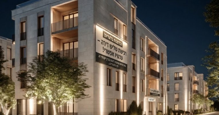 לרכוש שליש דירה? הבשורה הגדולה של שוק הנדל"ן יוצאת לדרך