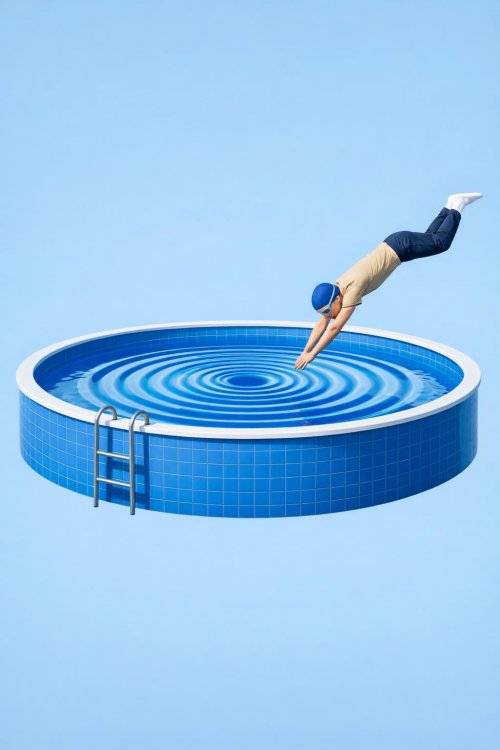 gpt-image-1.5_A_surreal_minimalist_scene_of_a_round_above-ground_swimming_pool_floating_in_mid...jpg