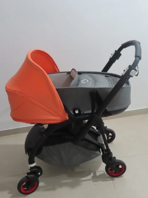 עגלת bugaboo מהדורת קורל +תיק