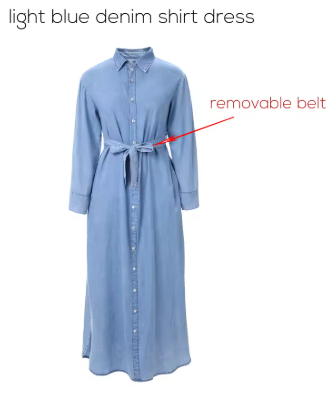 שמלת ג'ינס חדשה לנשים