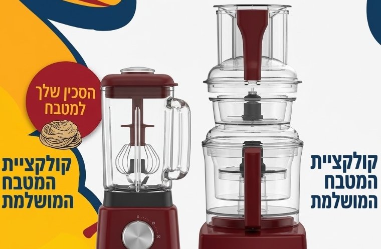 למה לקנות מעבד מזון כל שנה-שנתיים אם אפשר לקנות פעם ב-30 שנה מגי'מיקס?