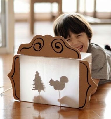 DIY Shadow theater from a cardboard box - recycling kids craft _ Mindy.jpg