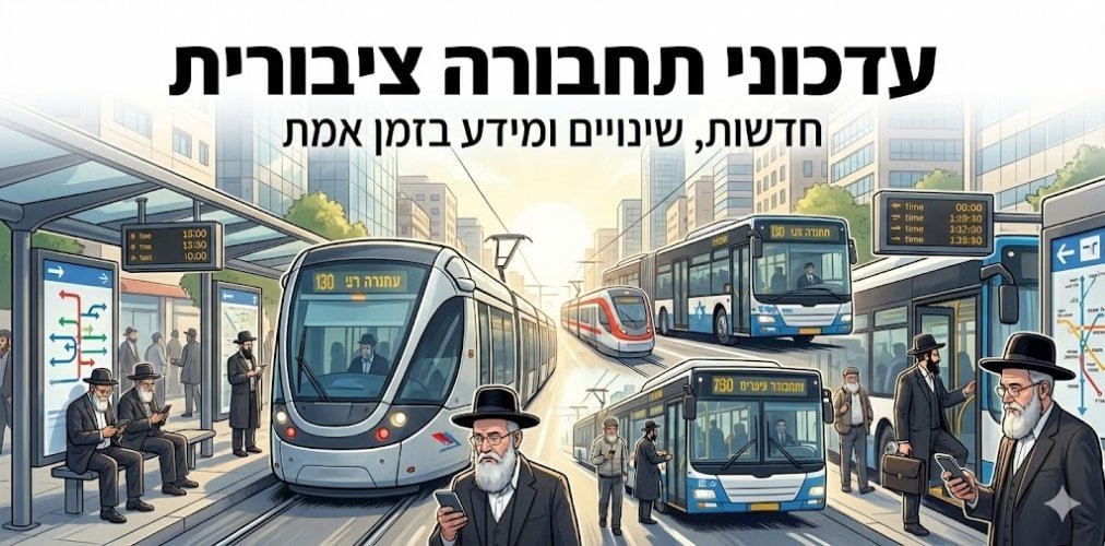 תחבורה ציבורית - אשכול מידע בלבד