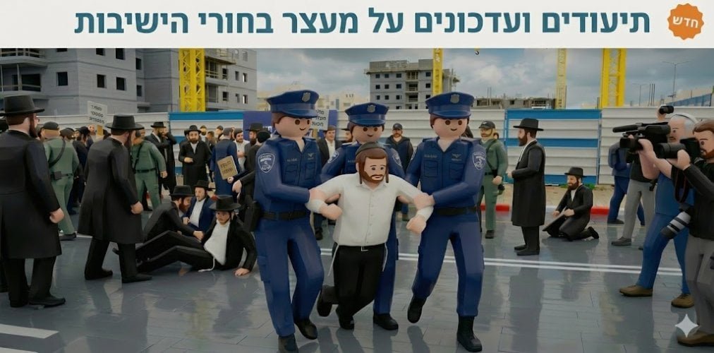 רדיפת עולם התורה • תיעודים ועדכונים על מעצר בחורי הישיבות