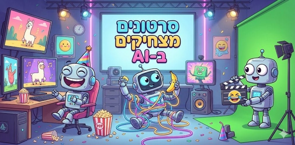 סרטונים מצחיקים בAI