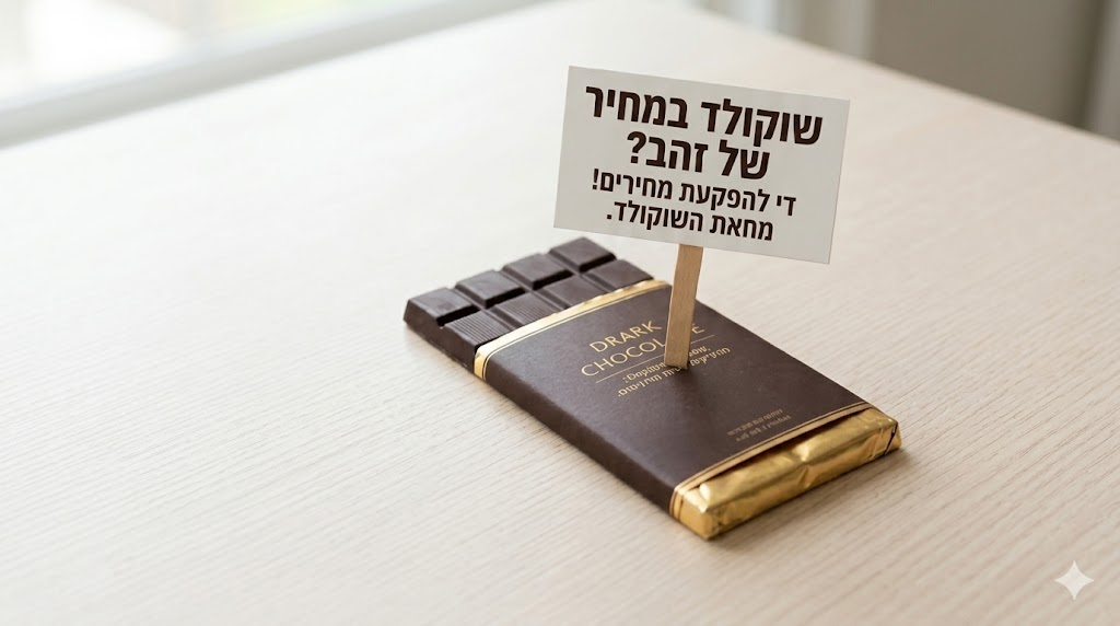 מחאת השוקולד  🍫 מפסיקים להיות פראיירים! השנה, פורים ללא שוקולד!
