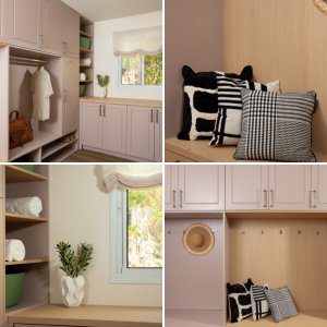 עיצוב חדר כביסה בסגנון כפרי,