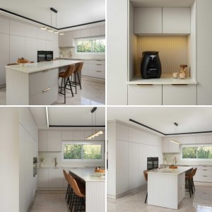 עיצוב מטבח בסגנון מודרני מנימליסטי