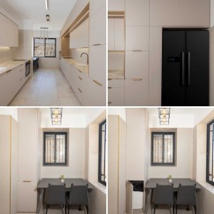 מטבח סהרה בשילוב עץ