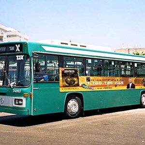 פרסום על אוטובוסים- הדמיה