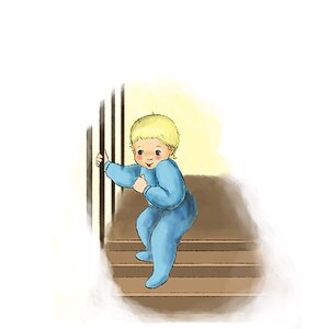 תינוק במדרגות.jpg